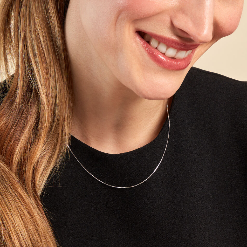 Collier Liline Argent Blanc - Colliers fantaisie Femme | Histoire d’Or