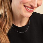 Collier Liline Argent Blanc - Colliers fantaisie Femme | Histoire d&rsquo;Or