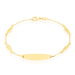 Bracelet Identité Eudoxie Maille Filigrane Or Jaune - Bracelets Communion Enfant | Histoire d’Or
