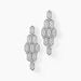 Boucles D'oreilles Pendantes Versailles Argent Blanc Oxyde Zirconium - Boucles d'oreilles pendantes Femme | Histoire d’Or