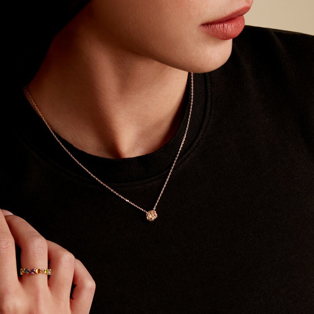 Collier Fioralba Plaqué Or Jaune - Colliers fantaisie Femme | Histoire d’Or