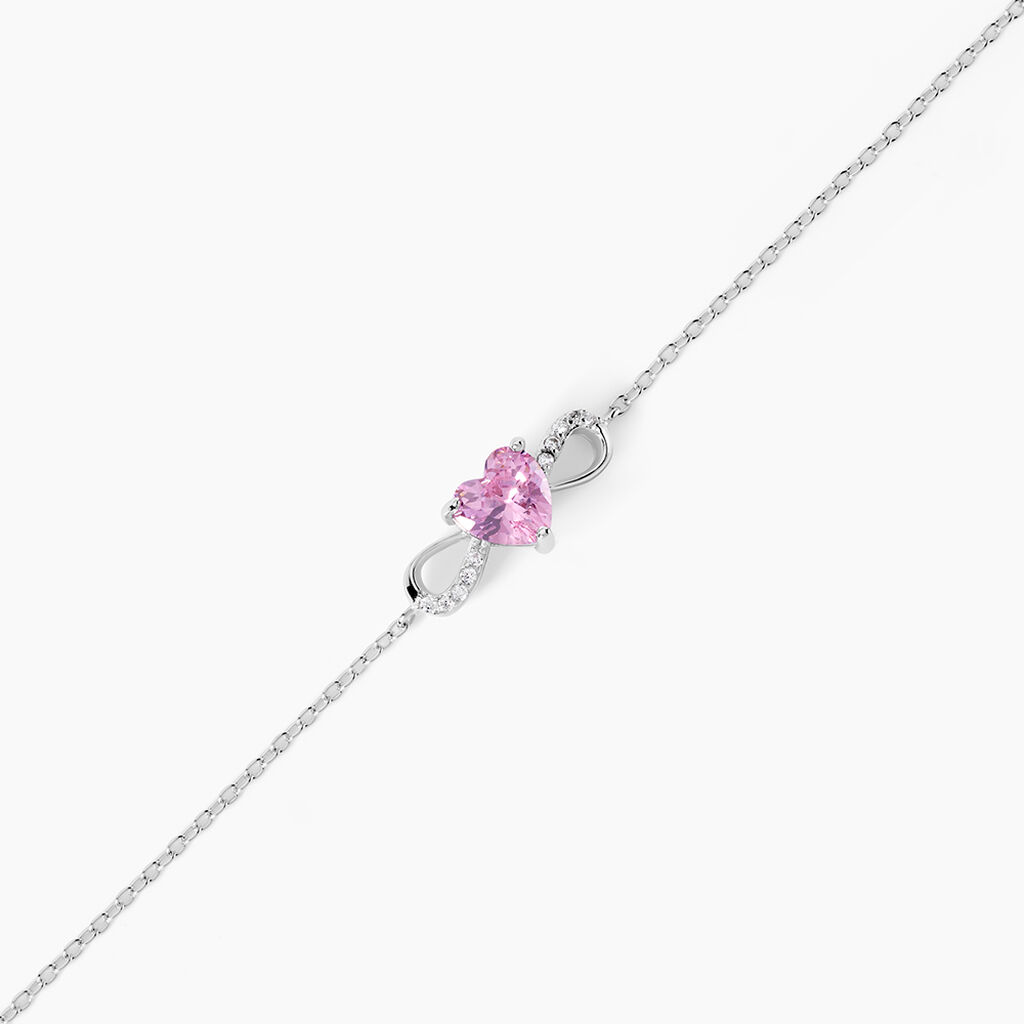 Bracelet Argent Blanc Atieno Oxyde De Zirconium - F&ecirc;te des m&egrave;res Femme | Histoire d&rsquo;Or