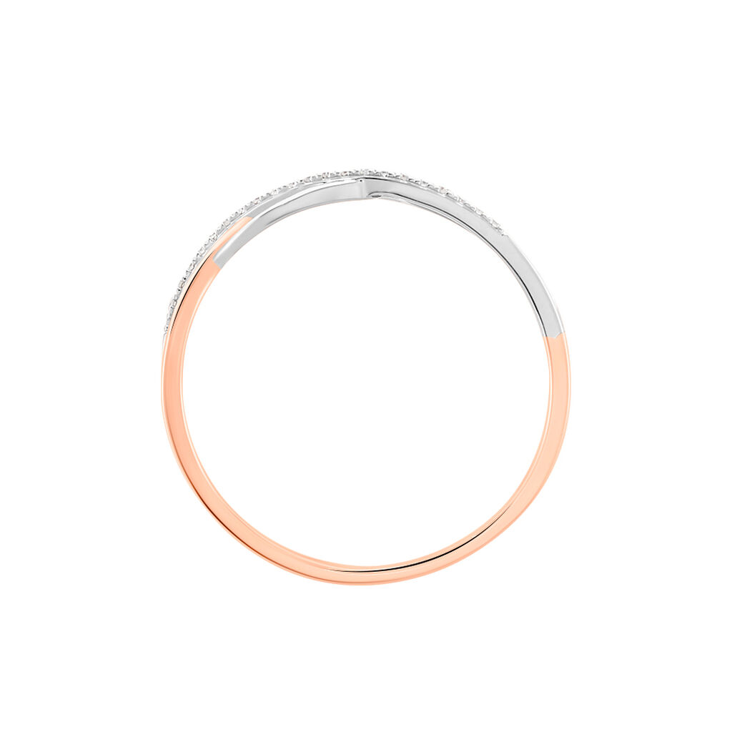 Bague Batista Or Bicolore Diamant - Bagues avec pierre Femme | Histoire d&rsquo;Or