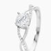 Bague Maryna Argent Blanc Oxyde De Zirconium - Bagues solitaires Femme | Histoire d’Or
