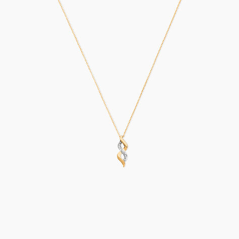 Collier Ilarione Or Jaune Diamant - Colliers Femme | Histoire d’Or