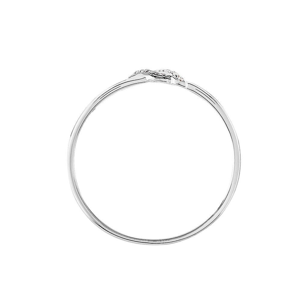 Bague Aline Or Blanc Diamant - Bagues avec pierre Femme | Histoire d’Or