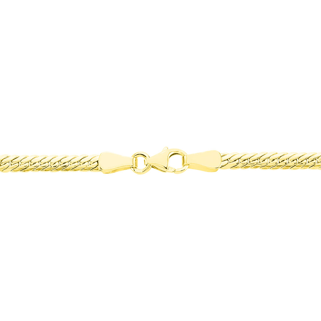 Collier Anglaise Chute Or Jaune