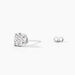 Boucles D'oreilles Puces Charlene Or Blanc Diamant Synthetique - Clous d'oreilles Femme | Histoire d’Or
