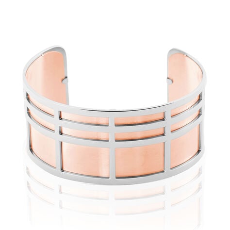 Bracelet Jonc Andria Acier Blanc - Bracelets joncs Femme | Histoire d&rsquo;Or