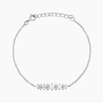 Bracelet Eclat D'Aurore Argent Blanc Oxyde De Zirconium - Bracelets Femme | Histoire d&rsquo;Or