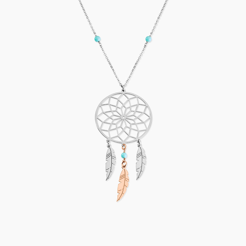 Collier Sautoir Misalie Argent Blanc - Sautoirs Femme | Histoire d&rsquo;Or