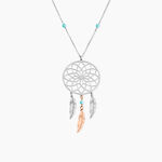 Collier Sautoir Misalie Argent Blanc - Sautoirs Femme | Histoire d&rsquo;Or