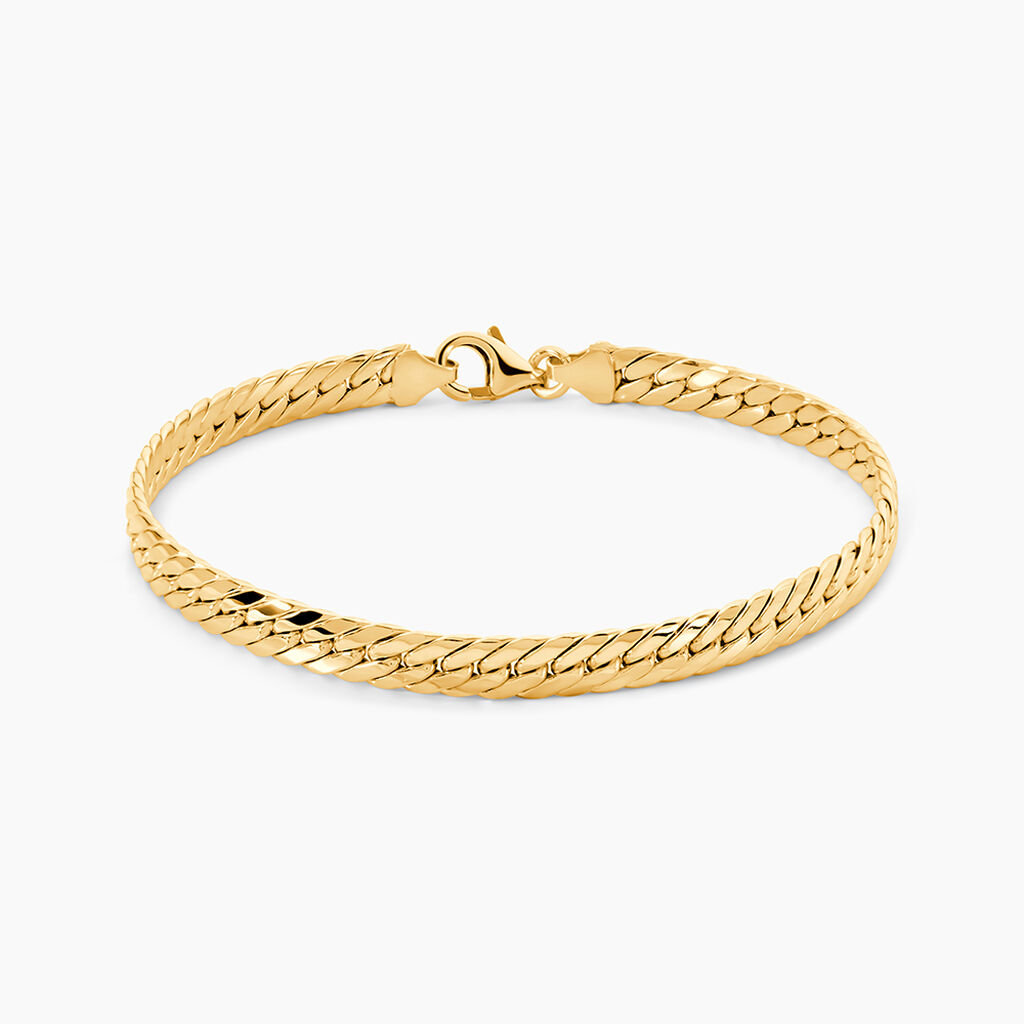 Bracelet Izel Maille Anglaise Or Jaune - Bracelets cha&icirc;ne Femme | Histoire d&rsquo;Or