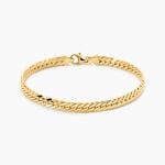 Bracelet Izel Maille Anglaise Or Jaune - Bracelets cha&icirc;ne Femme | Histoire d&rsquo;Or