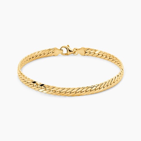 Bracelet Izel Maille Anglaise Or Jaune - Bracelets cha&icirc;ne Femme | Histoire d&rsquo;Or