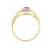 Bague Adrienna Or Jaune Améthyste Oxyde De Zirconium - Bagues solitaires Femme | Histoire d’Or