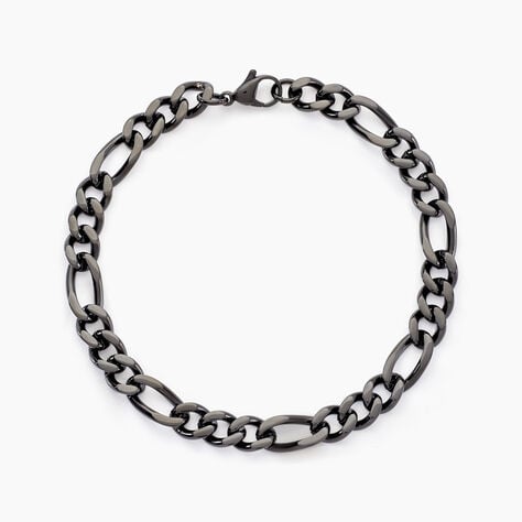 Bracelet Virgil Acier Noir - Bracelets chaîne Homme | Histoire d’Or