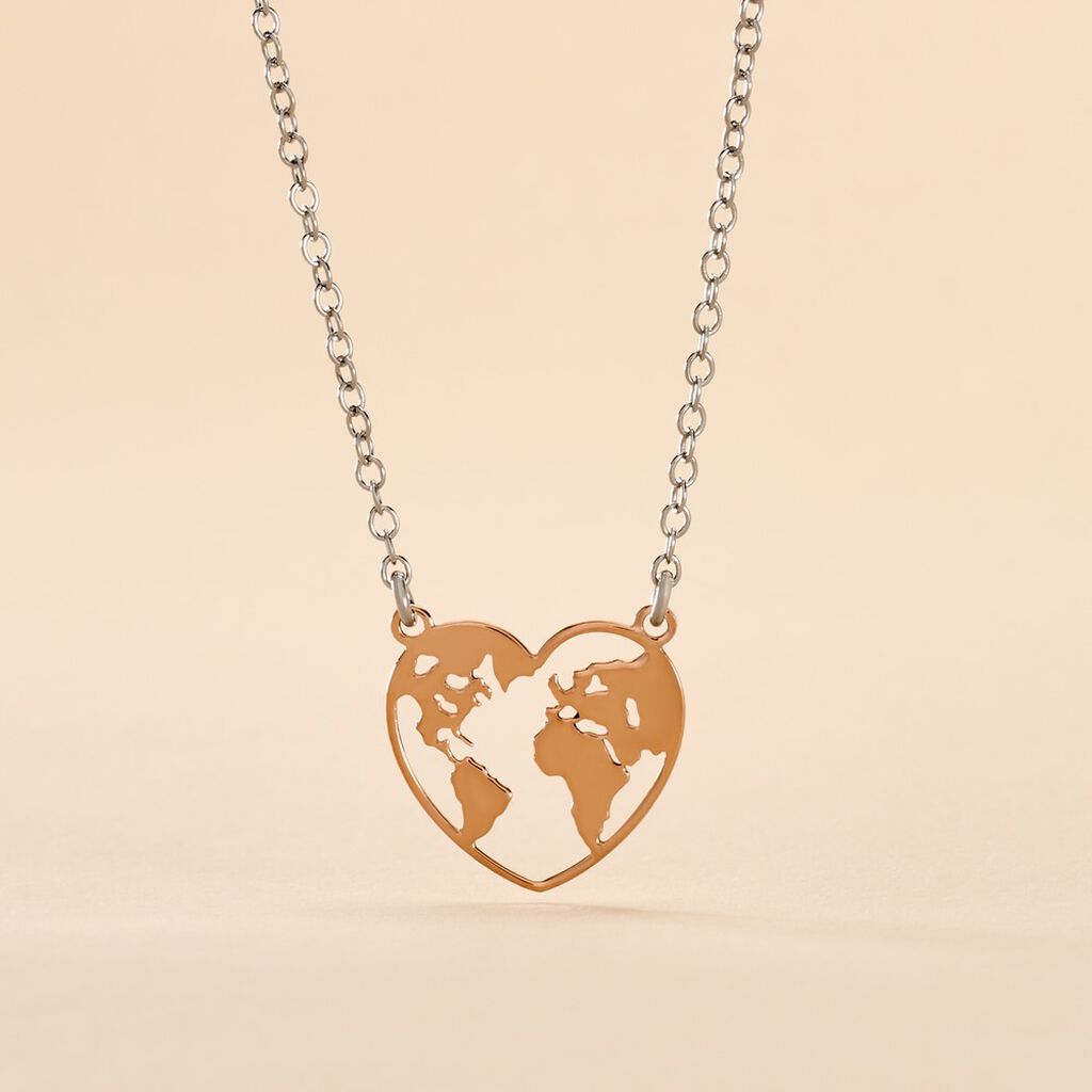 Collier Argent Bicolore Toyo - Colliers fantaisie Femme | Histoire d&rsquo;Or