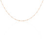 Collier Elea Argent Rose