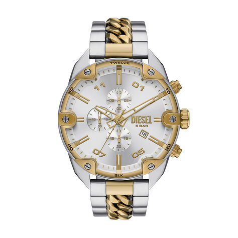 Montre Diesel Spiked Argent&eacute; - Montres Homme | Histoire d&rsquo;Or