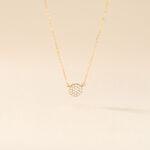 Collier Or Jaune Burak Oxyde De Zirconium - Colliers Femme | Histoire d&rsquo;Or