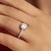Bague Solitaire Terese Or Blanc Oxyde De Zirconium - Bagues solitaires Femme | Histoire d’Or