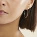Créoles Argent Blanc Hally - Boucles d'oreilles créoles Femme | Histoire d’Or