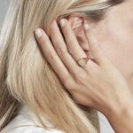 Chevali&egrave;re Malcolm Carree Or Jaune Oxyde De Zirconium - Bagues solitaires Homme | Histoire d&rsquo;Or