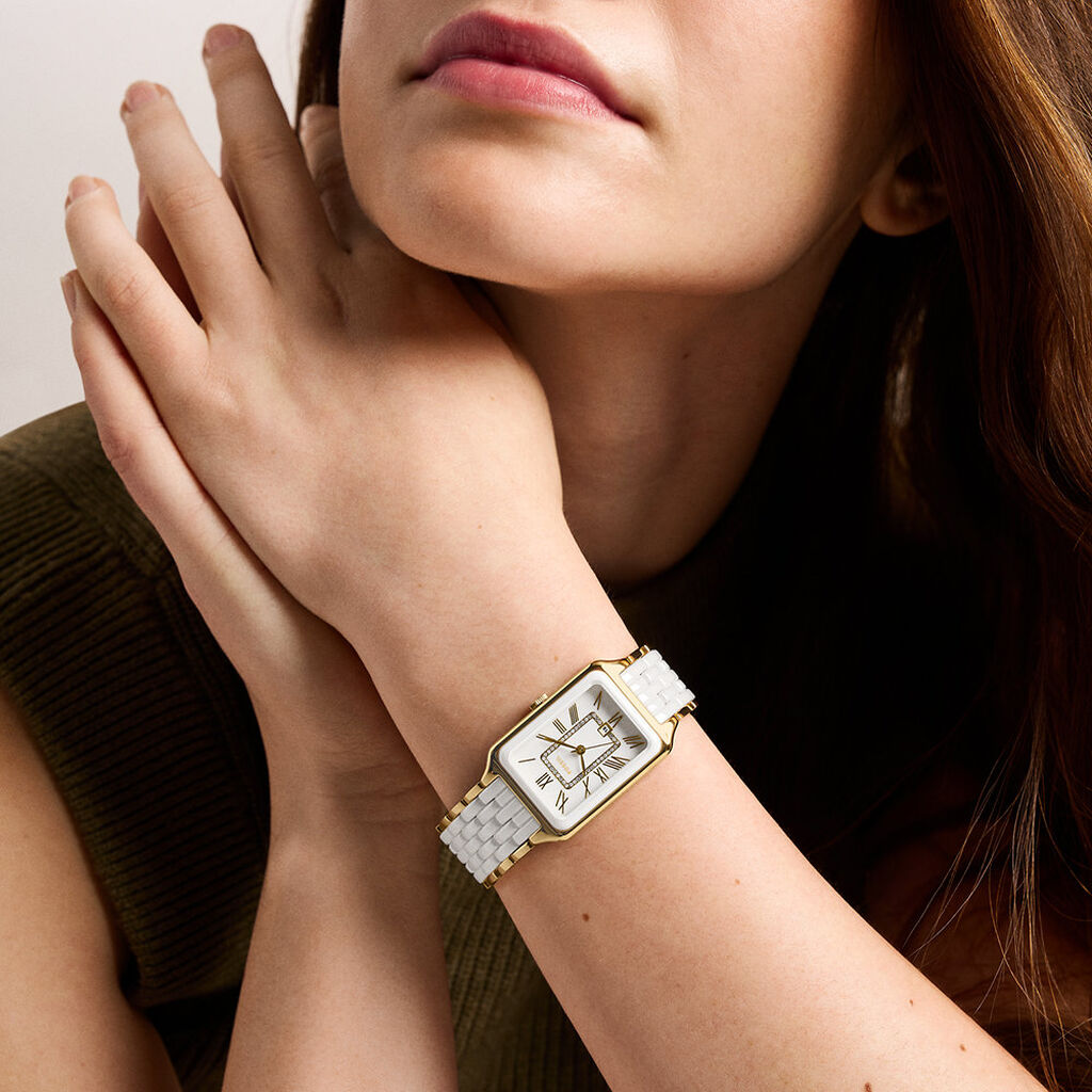 Montre Fossil Raquel Blanc - Montres Femme | Histoire d&rsquo;Or