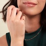 Bague Calliope Plaqu&eacute; Or Dor&eacute; Agate - Bagues solitaires Femme | Histoire d&rsquo;Or