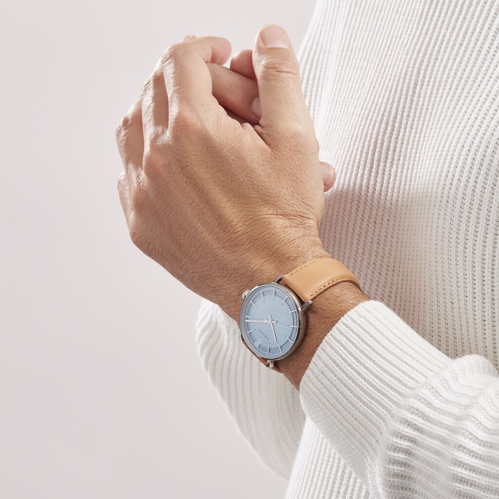 Montre Pierre Lannier Gaius Bleu Sky - Montres Homme | Histoire d’Or