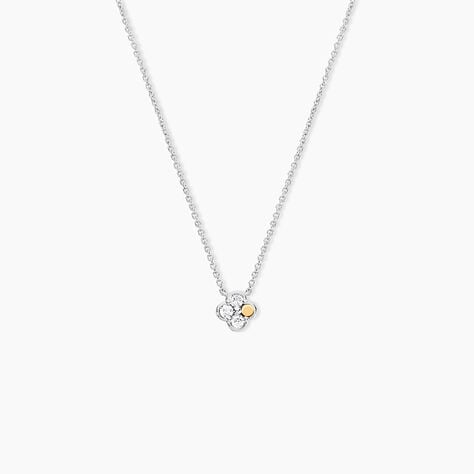 Collier Or Jaune Oxyde De Zirconium - Colliers Femme | Histoire d’Or