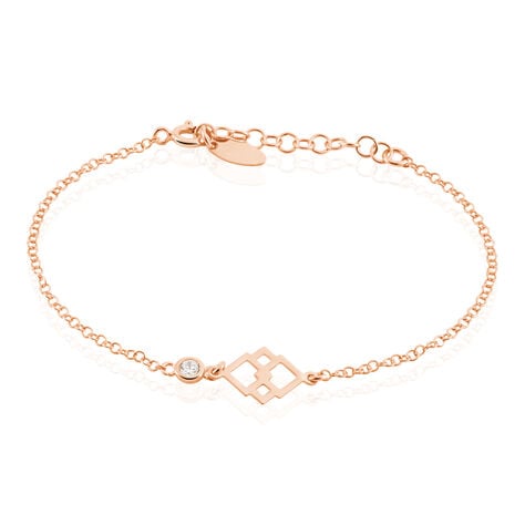 Bracelet Oumeima Argent Rose - Bracelets Femme | Histoire d&rsquo;Or