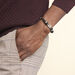 Bracelet Paulette Acier Blanc - Bracelets cordon Homme | Histoire d’Or