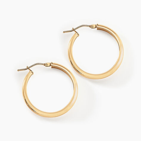 Créoles Vickie Or Jaune - Boucles d'oreilles créoles Femme | Histoire d’Or