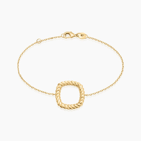 Bracelet Monifa Plaque Or Jaune - Bracelets Femme | Histoire d&rsquo;Or