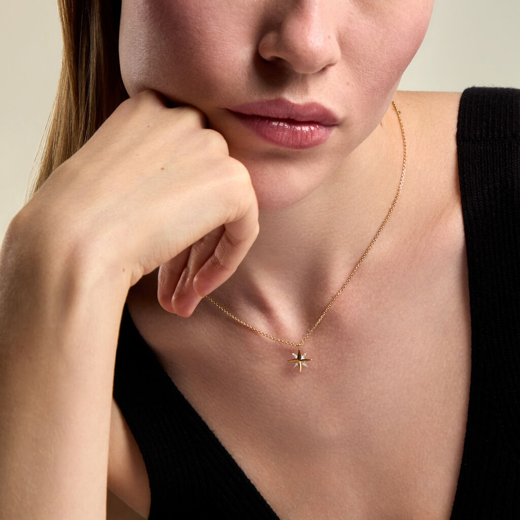Collier Papias Argent Dor&eacute; A L'Or 750/1000 - Colliers Femme | Histoire d&rsquo;Or