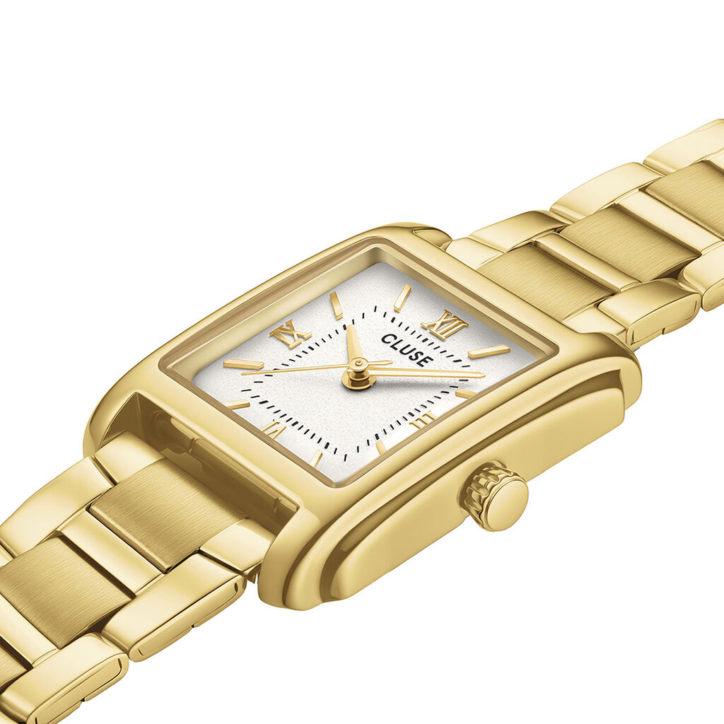 Montre Cluse Angl&eacute;e Blanc - F&ecirc;te des m&egrave;res Femme | Histoire d&rsquo;Or