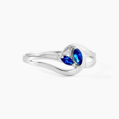 Bague Sakina Or Blanc Saphir - Bagues avec pierre Femme | Histoire d’Or