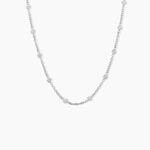 Collier Danaya Acier Blanc - Colliers fantaisie Femme | Histoire d&rsquo;Or