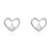 Boucles D'oreilles Puces Argent Blanc Sabino Oxydes De Zirconium - Boucles d'oreilles fantaisie Femme | Histoire d’Or