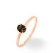 Bague Lily Or Rose Quartz - Bagues solitaires Femme | Histoire d’Or