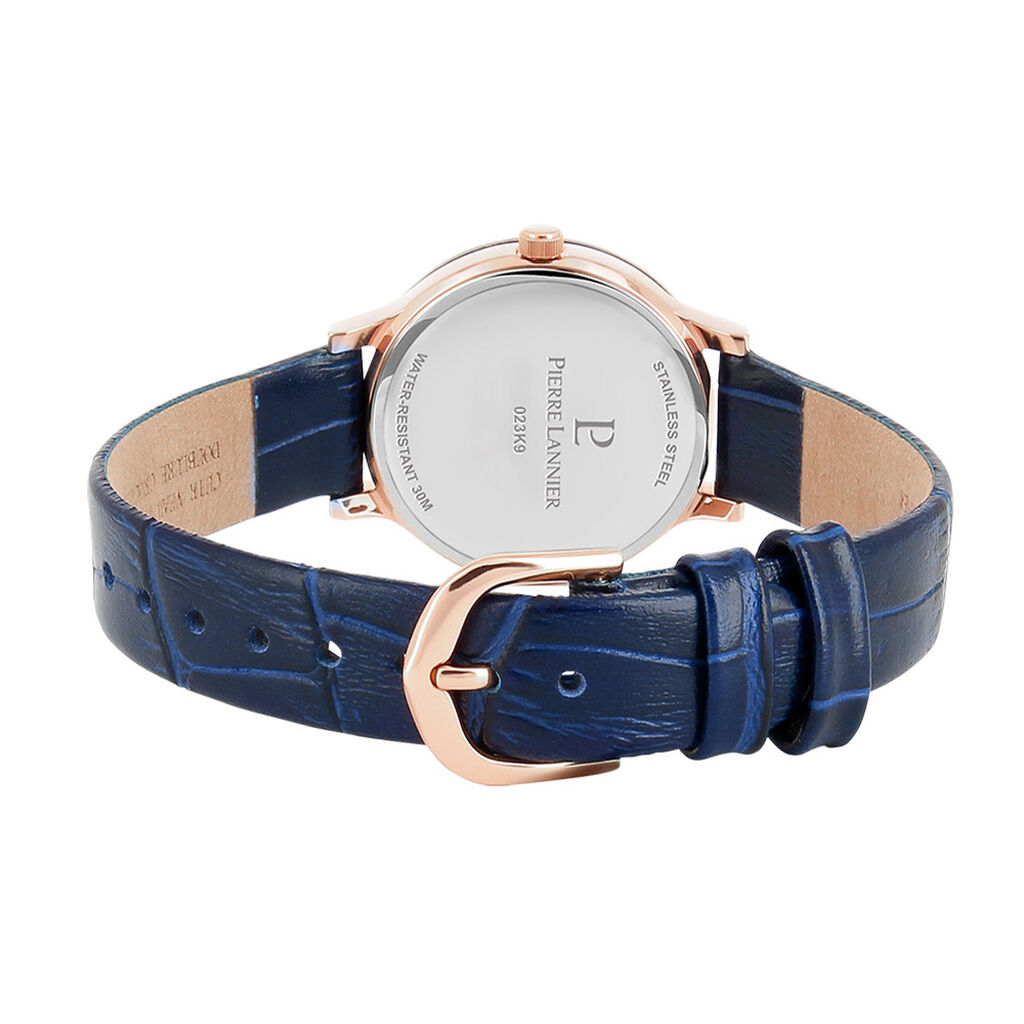 Montre Pierre Lannier Justine Bleu - F&ecirc;te des m&egrave;res Femme | Histoire d&rsquo;Or