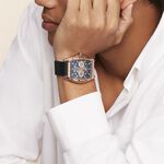 Montre Montignac Tonneau Bleu - Montres Homme | Histoire d&rsquo;Or