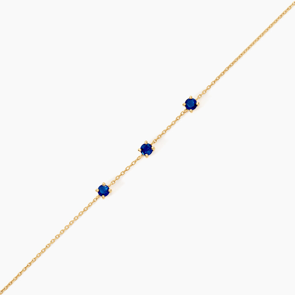 Bracelet Esmerald Rendez-Vous Or Jaune Saphir - Bracelets Femme | Histoire d&rsquo;Or