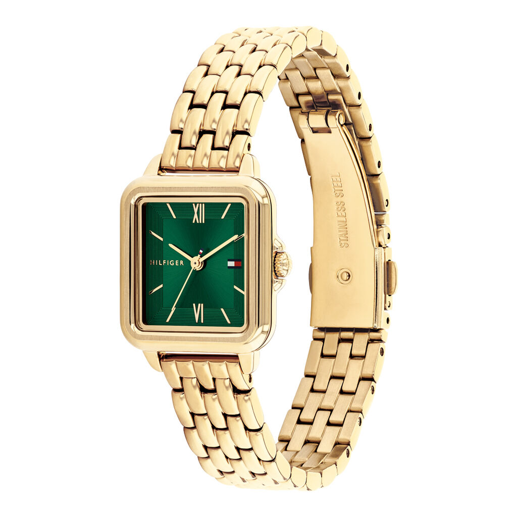 Montre Tommy Hilfiger Mia Vert - Montres Femme | Histoire d&rsquo;Or