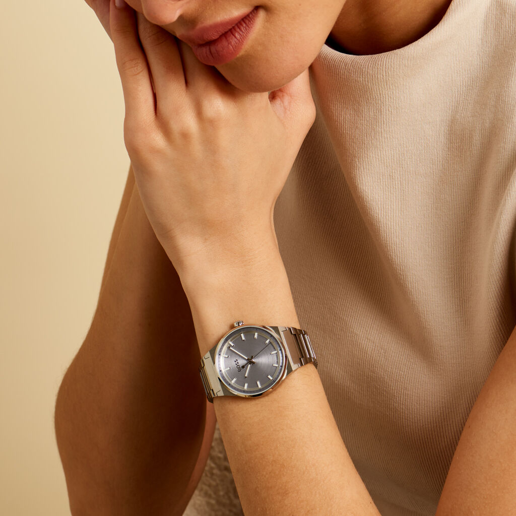 Montre Boss Candor Bleu - Montres Femme | Histoire d’Or