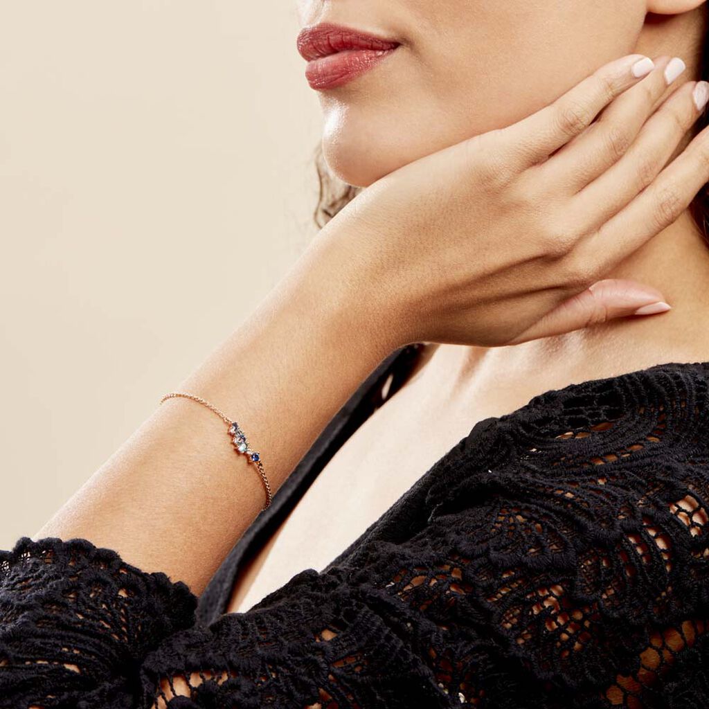 Bracelet More Plaqué Or Pierre Artificielle - Bracelets Femme | Histoire d’Or