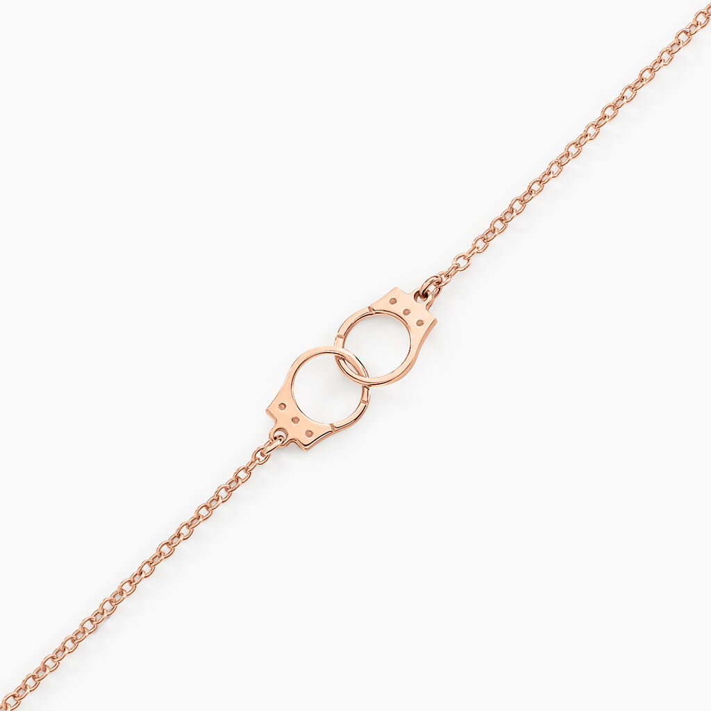 Bracelet Kim Argent Rose - Bracelets Femme | Histoire d’Or