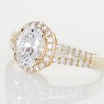 Bague Or Jaune Arjun Oxydes De Zirconium - Bagues solitaires Femme | Histoire d&rsquo;Or